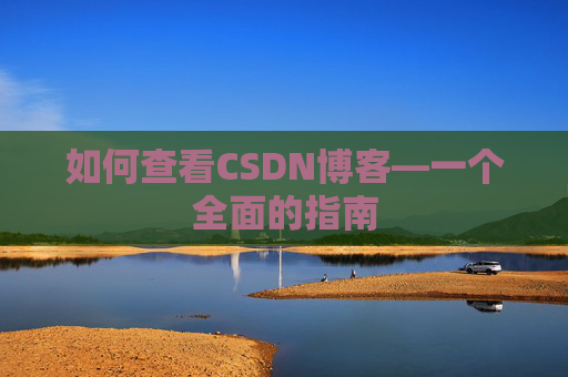 如何查看CSDN博客—一个全面的指南